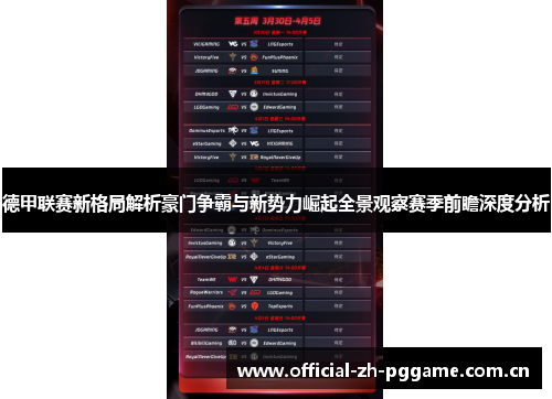 德甲联赛新格局解析豪门争霸与新势力崛起全景观察赛季前瞻深度分析 德甲联赛新格局解析豪门争霸与新势力崛起全景观察赛季前瞻深度分析